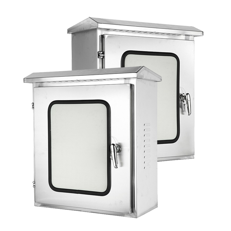 Распределительный шкаф из нержавеющей стали с двумя дверями