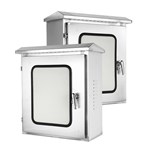 Распределительный шкаф из нержавеющей стали с двумя дверями