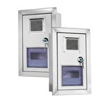 Корпус счетчика из нержавеющей стали для скрытого монтажа с окном