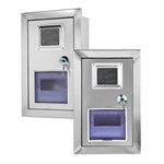 Пылезащитный корпус для счетчика из нержавеющей стали для установки в стену