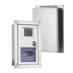 Корпус из нержавеющей стали для установки в стену для счетчика и выключателя