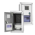 Настенный электросчетчик из нержавеющей стали