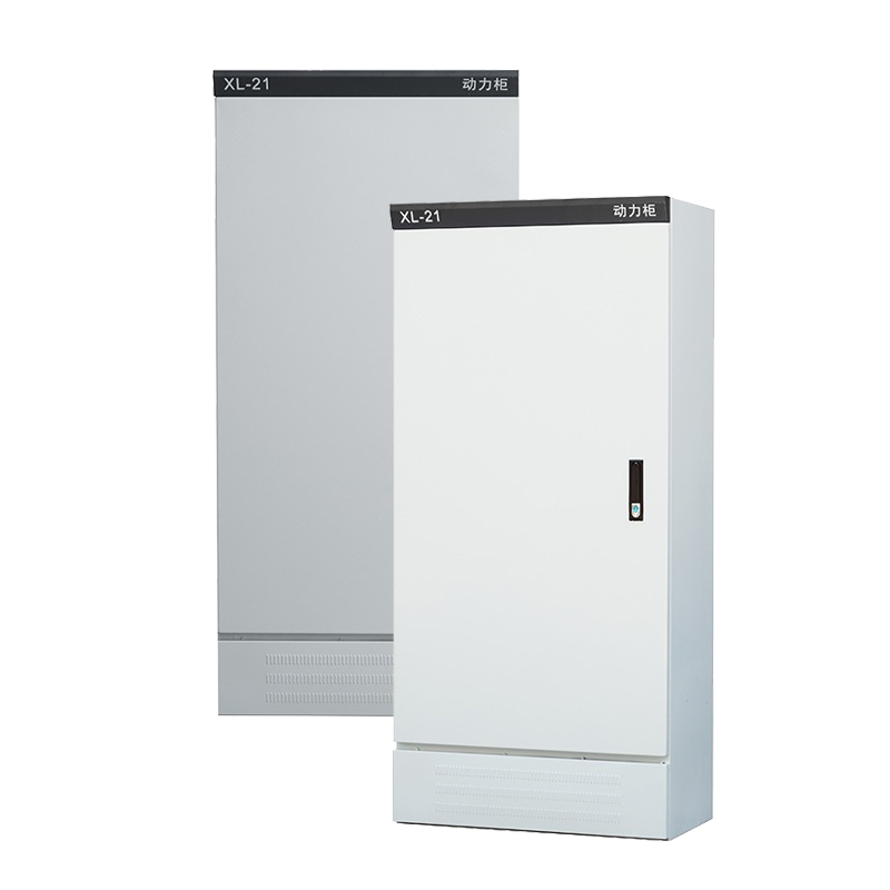 Напольный электрический шкаф с полками